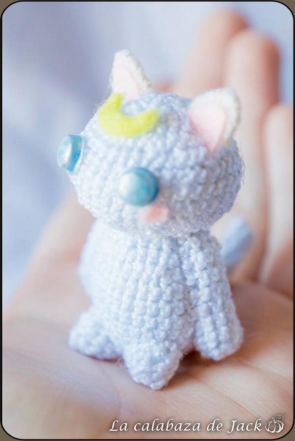 Artemis Amigurumi - Sailor Moon - La Calabaza de Jack