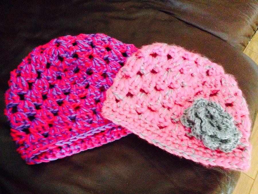 Granny square hats 