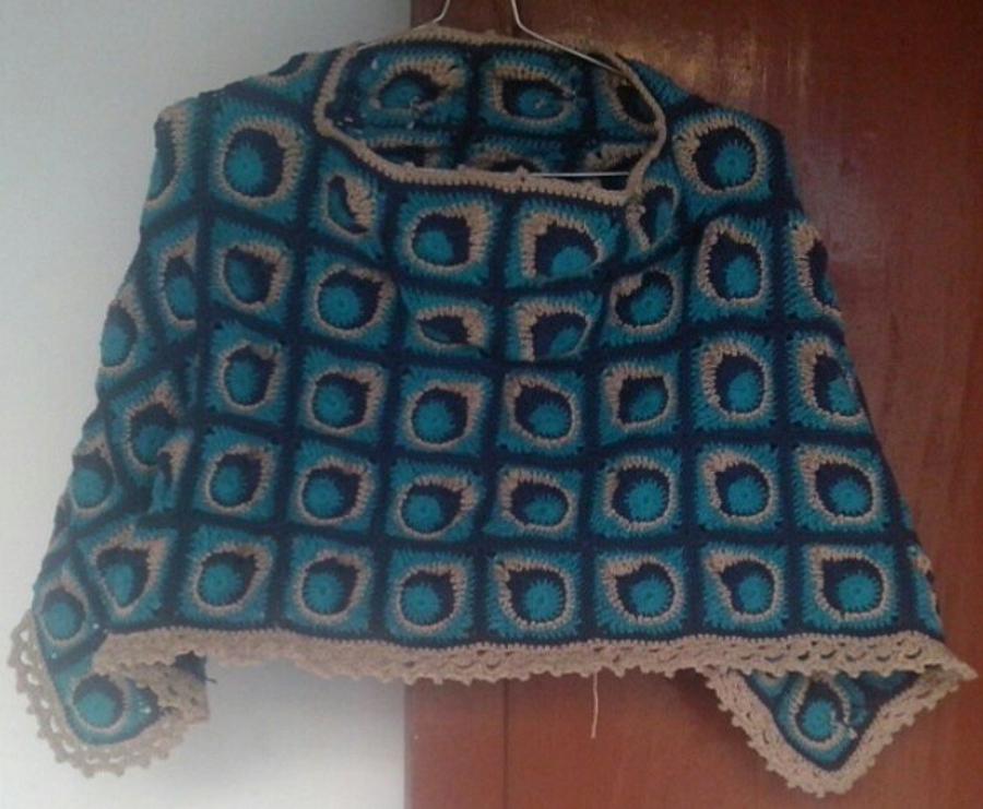 Peacock Poncho