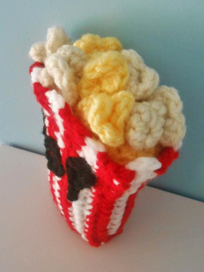Crochet Popcorn Bucket