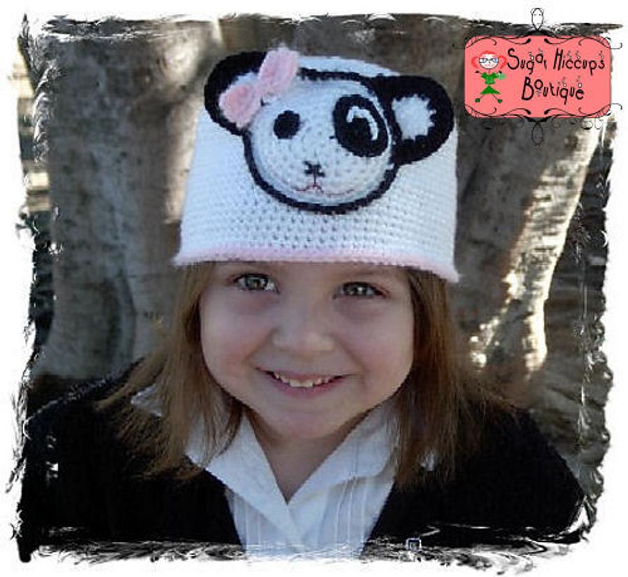 Made to Match Gymboree Imaginary Friends Panda Crochet Hat