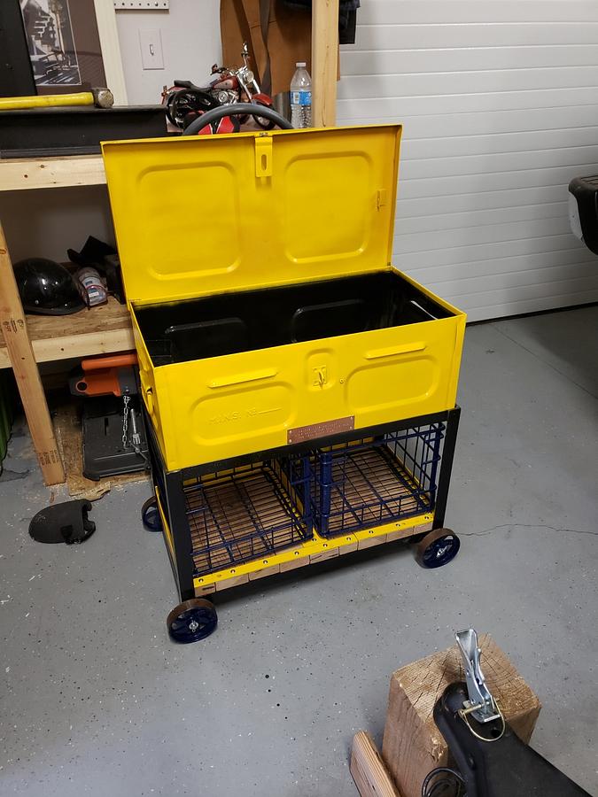 Ammo Box Milk Crate Side Table