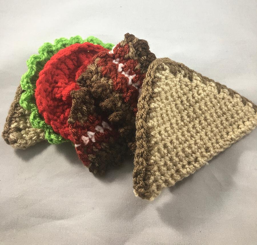 Handmade Crochet BLT Sandwich