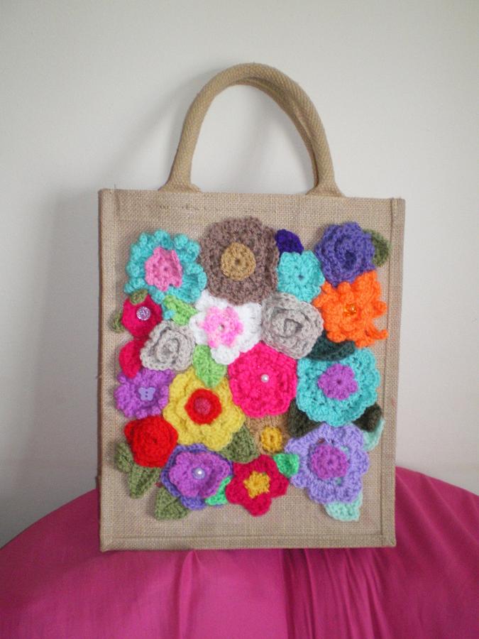 Flower shopping bag