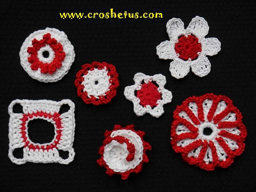 Mini crochet accessories/applique