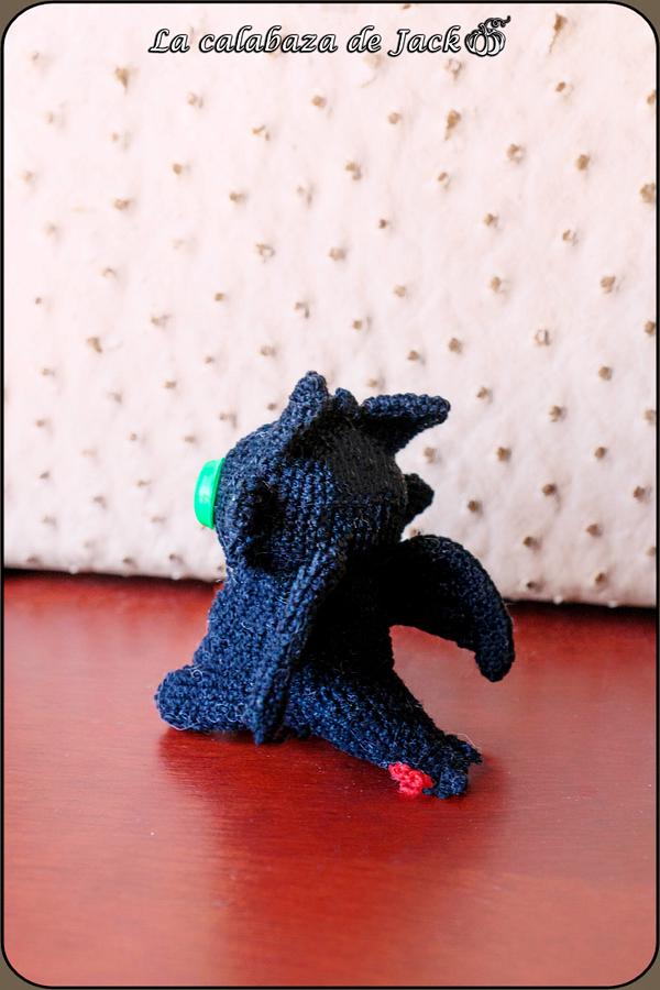 Toothless Amigurumi - How to train your dragon - La Calabaza de Jack