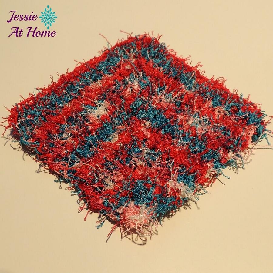 Angled Scrubby Washcloth