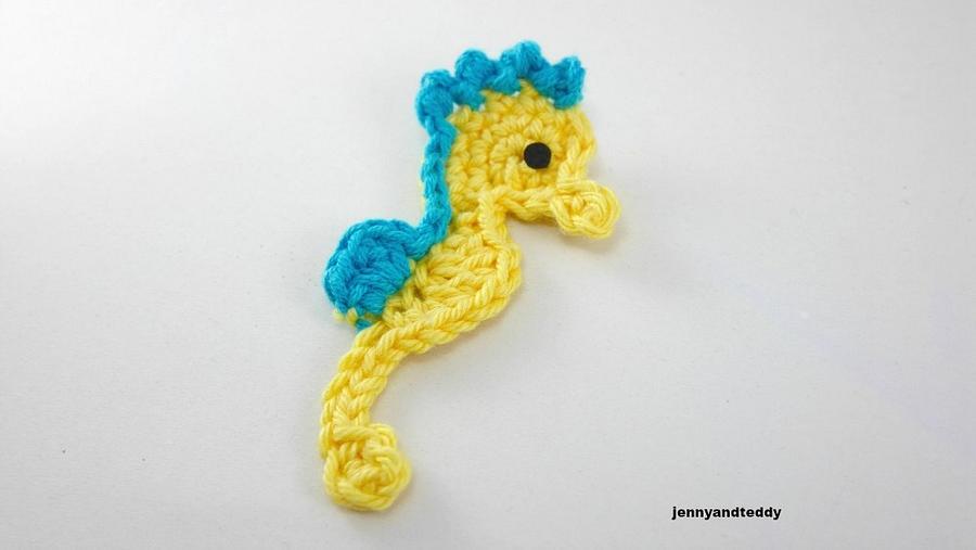 seahorse applique