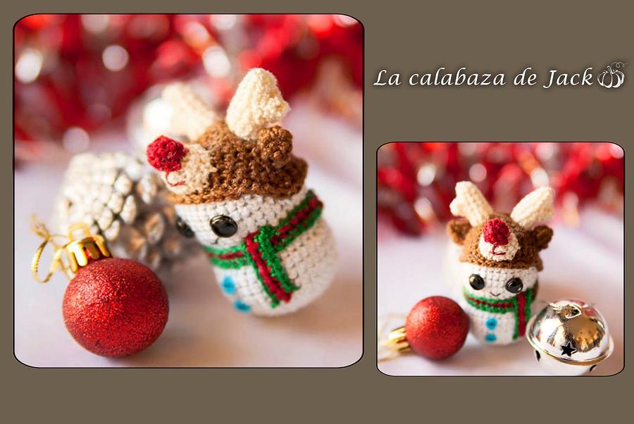 Snowman Amigurumi - La Calabaza de Jack