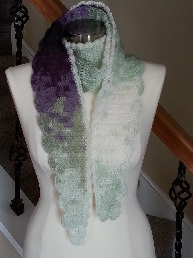 Lavender Sachet Shawlette