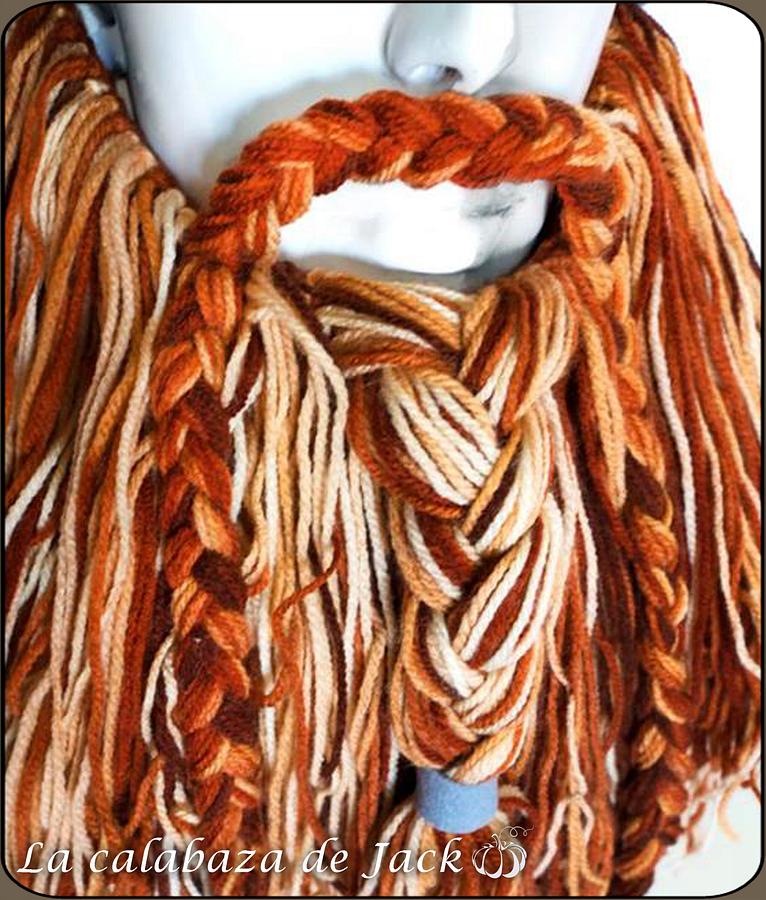 Viking crochet hat - La Calabaza de Jack