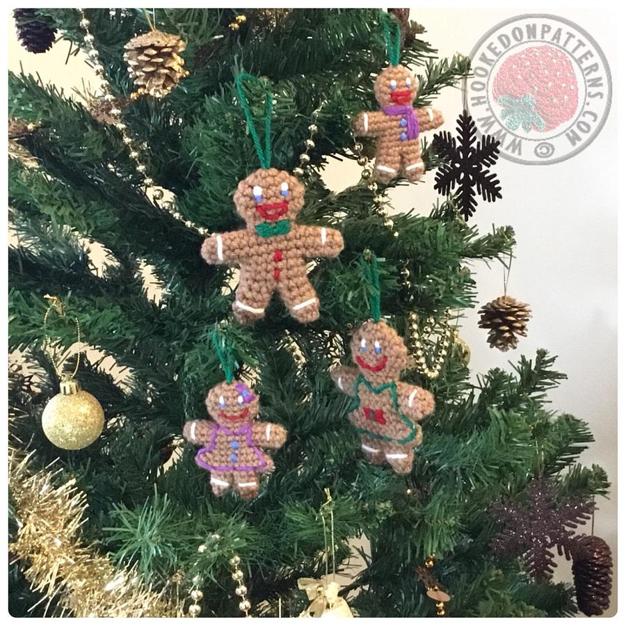 Gingerbread Family Christmas Tree Decorations 