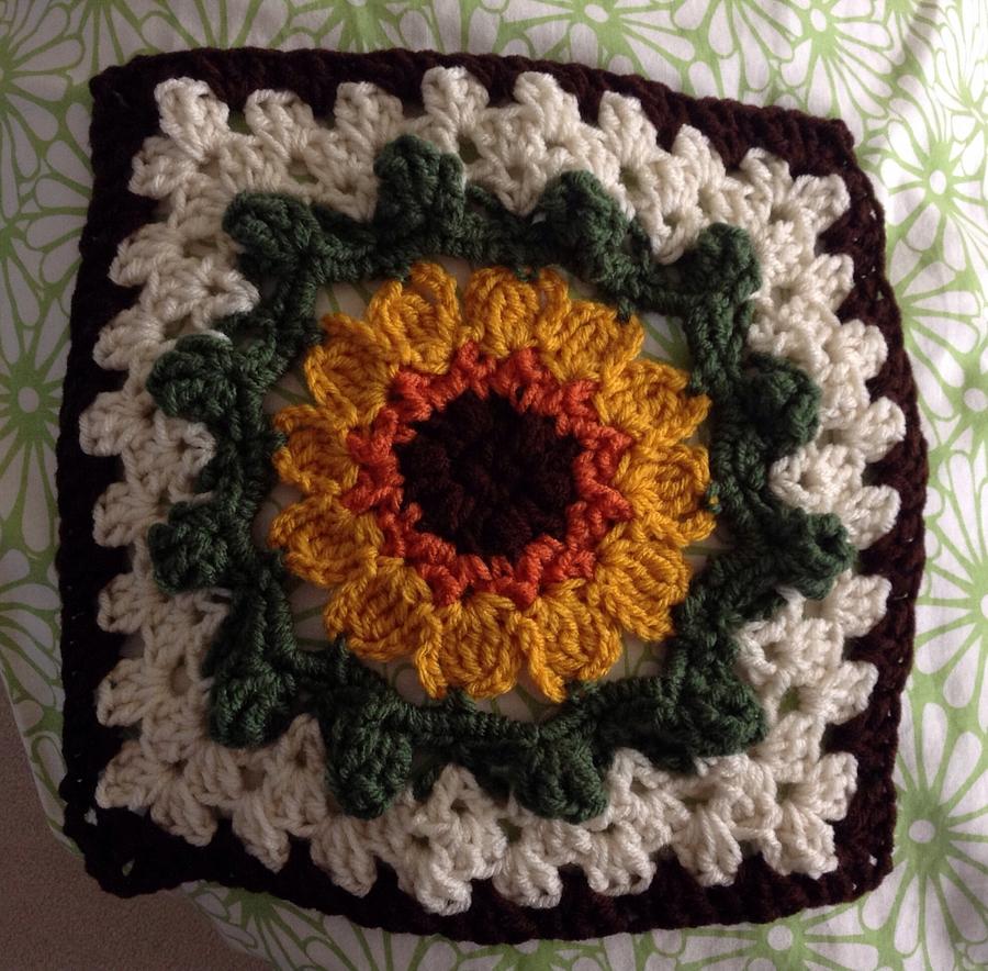 Sunflower afghan