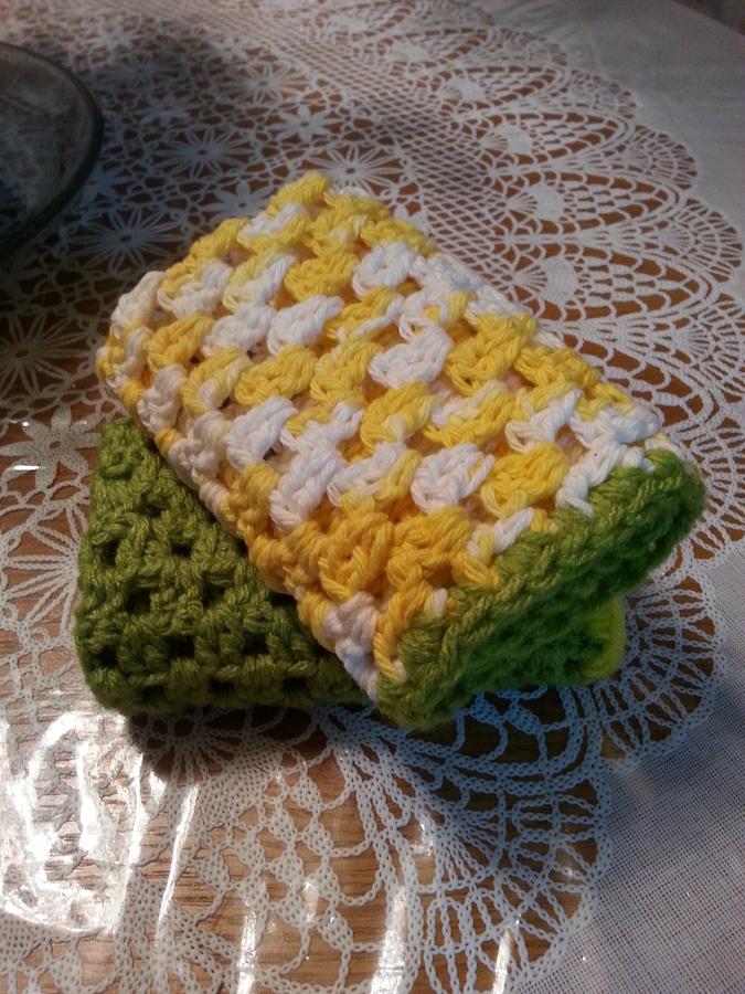 Springtime dishcloth