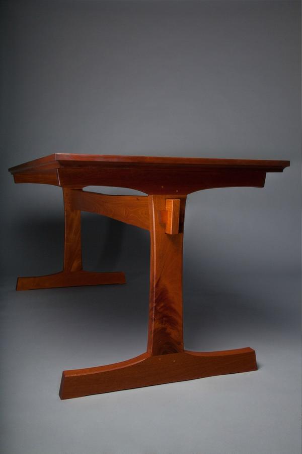 Mahogany Trestle Table