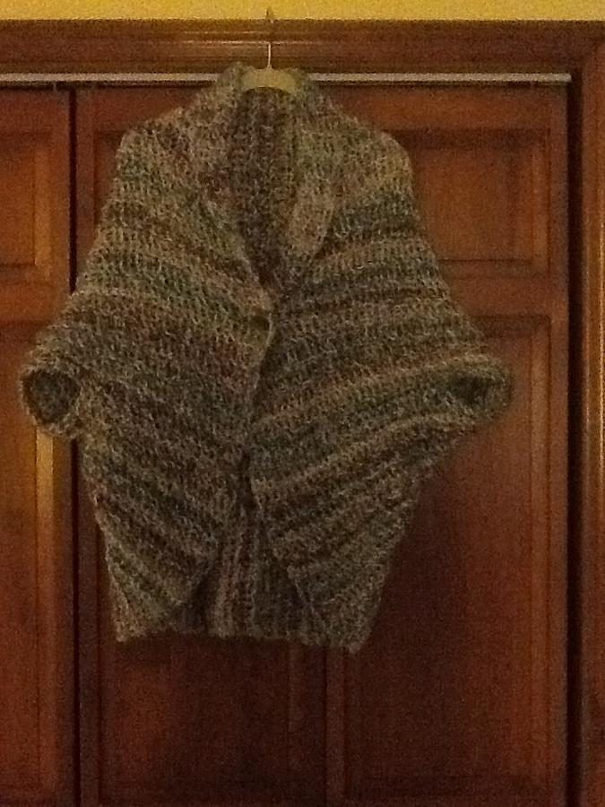 Crocheted shrug