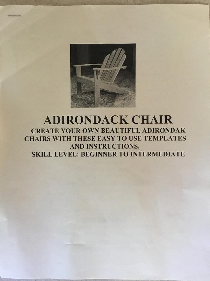 adirondack Chair.  
