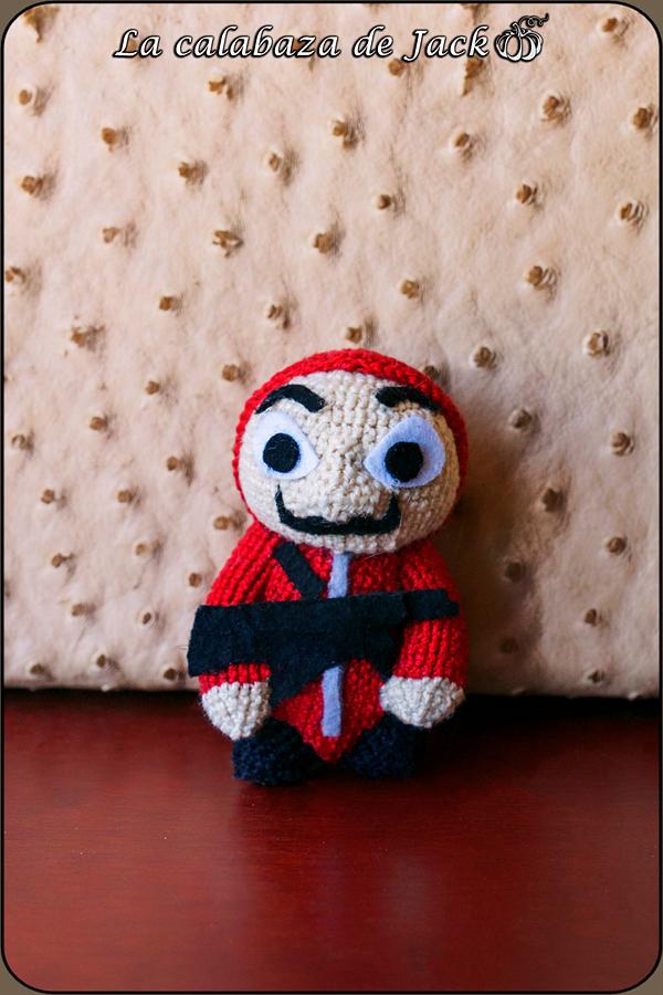 Money Heist Amigurumi (La Casa de Papel) - La Calabaza de Jack