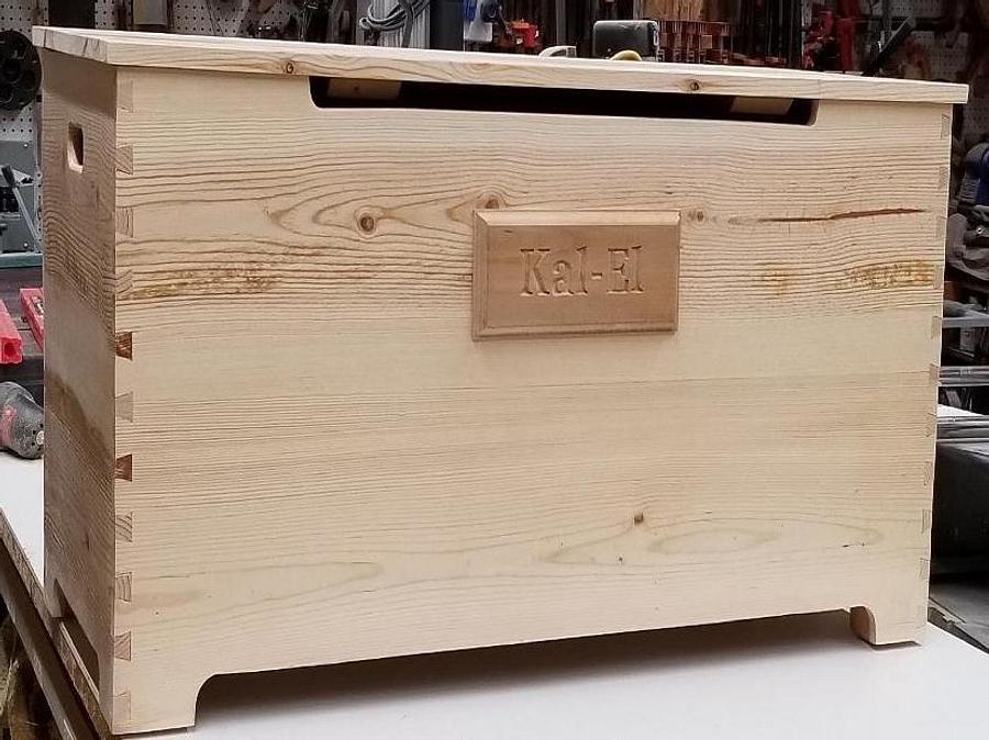 Dovetailed toy chest