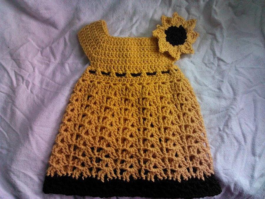 Sunflower Dress -Toddler Dress