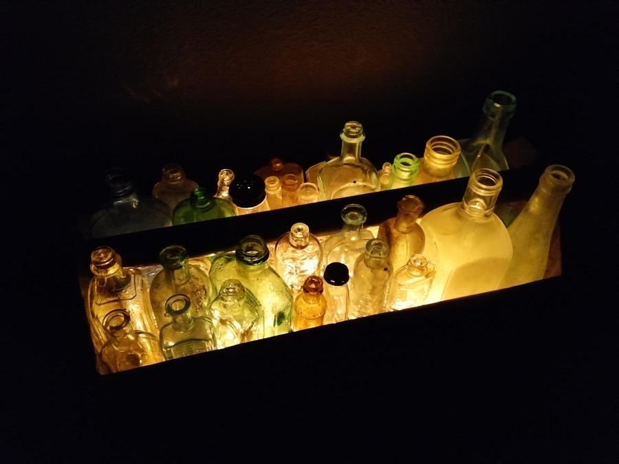 Toolbox Bottle Lamp