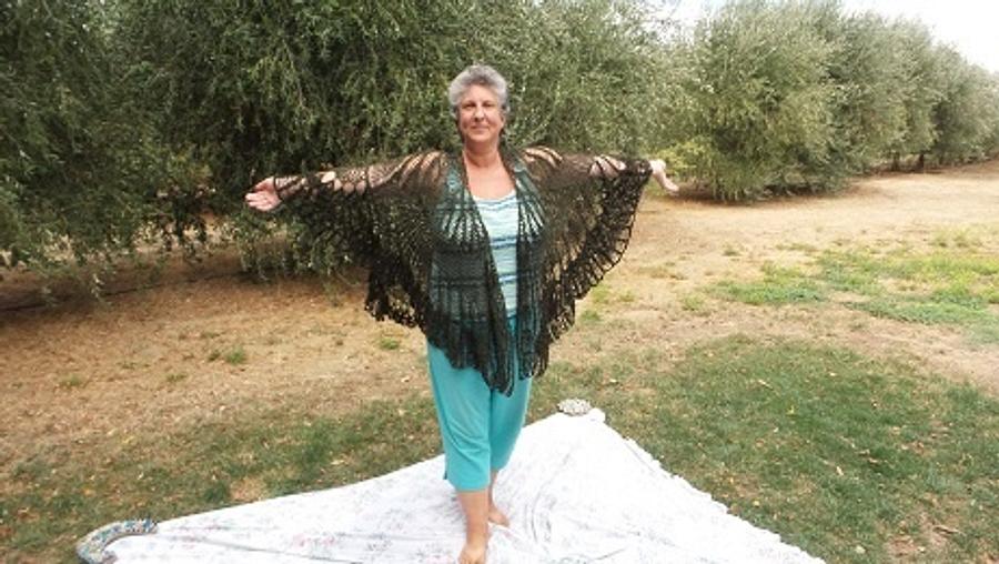 Black Swan Shawl