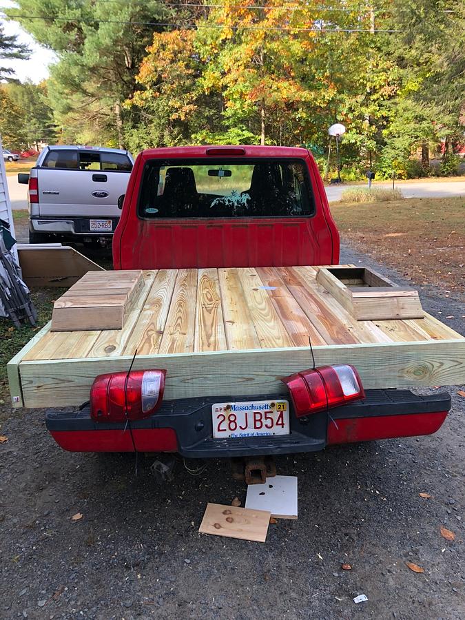 Ford Ranger truck bed