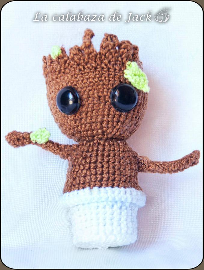 Groot Amigurumi - Guardians of the Galaxy - La Calabaza de Jack