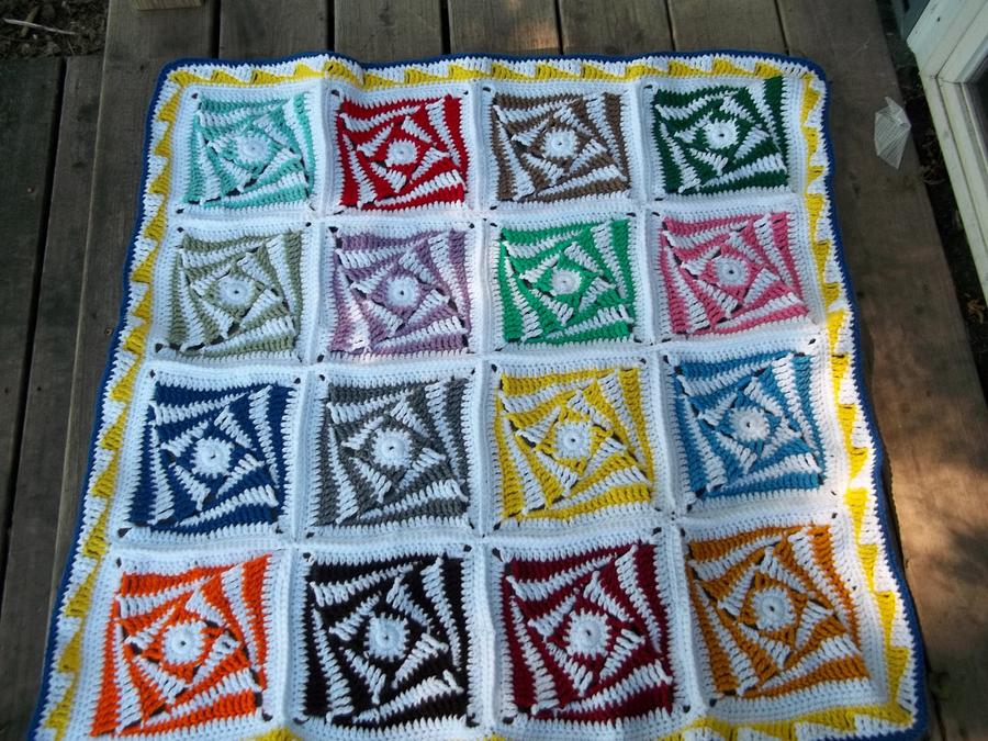 Granny Square CAL....turned into this.  