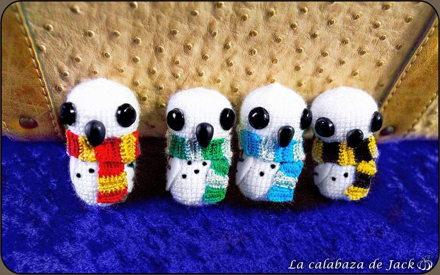 Hogwarts owls Amigurumis - Harry Potter - La Calabaza de Jack