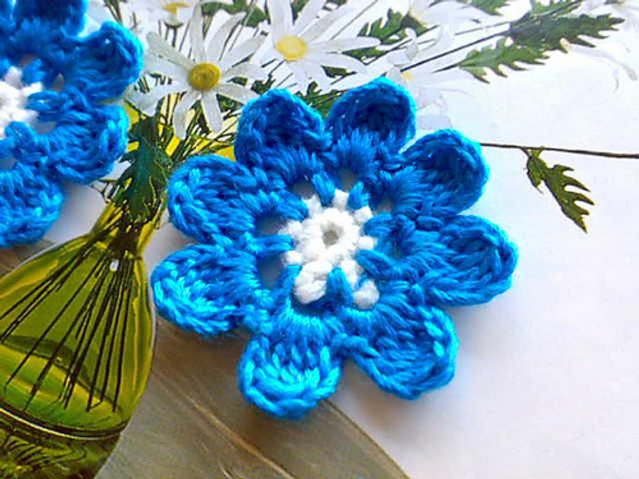 Crochet Flower Embellishment