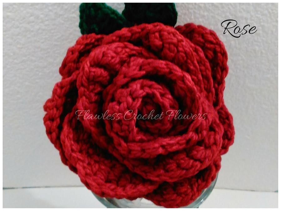 Crochet Flower Needle Holder