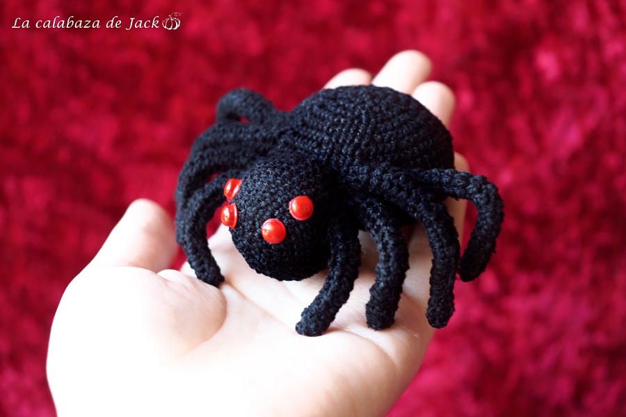 Spider Amigurumi - La Calabaza de Jack