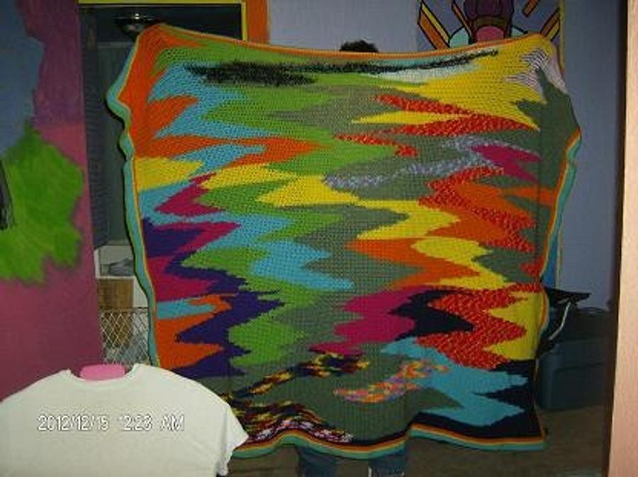 Drew's Everything yarn Blanket