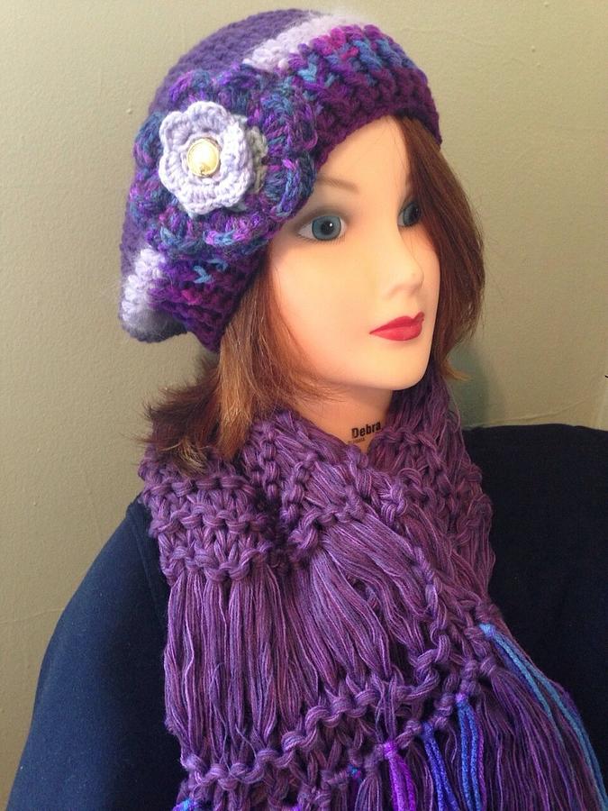 Elegance in hats and scarves.