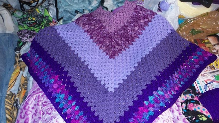 Purple Poncho II