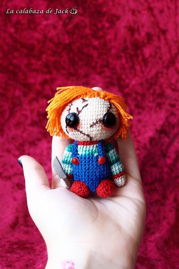 Chucky Amigurumi - La Calabaza de Jack