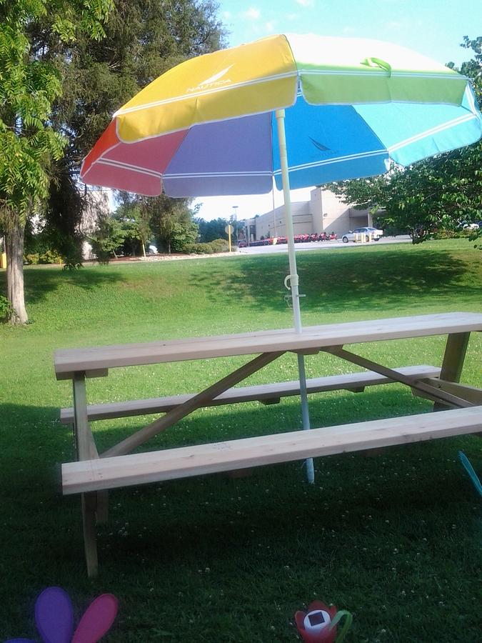 new picnic table