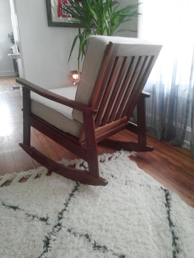 Custom designed rocking chair