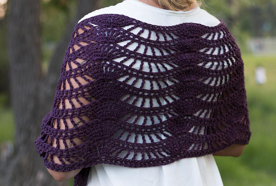 Waves Crochet Shawl