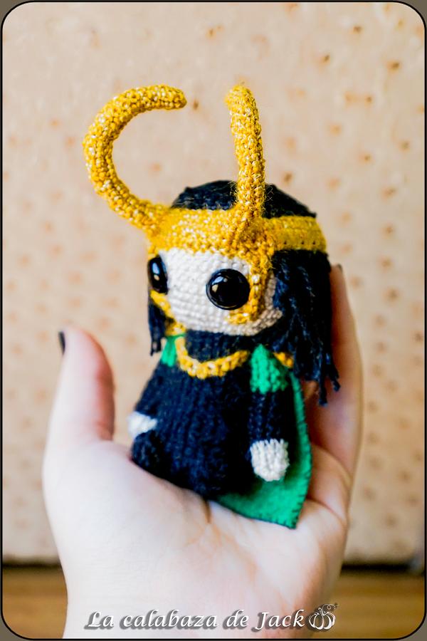 Loki Amigurumi - Marvel - La Calabaza de Jack