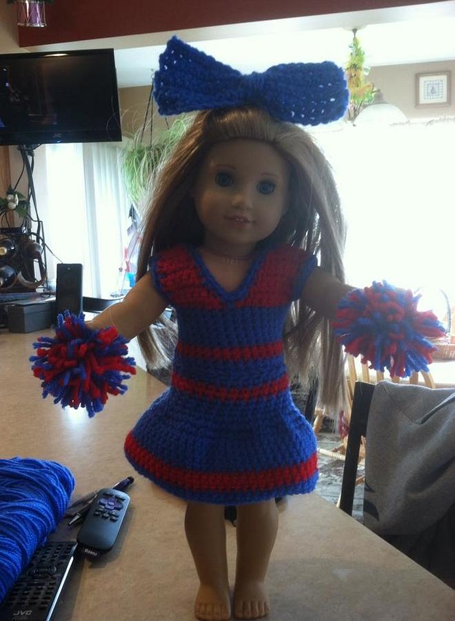 American girl cheerleader