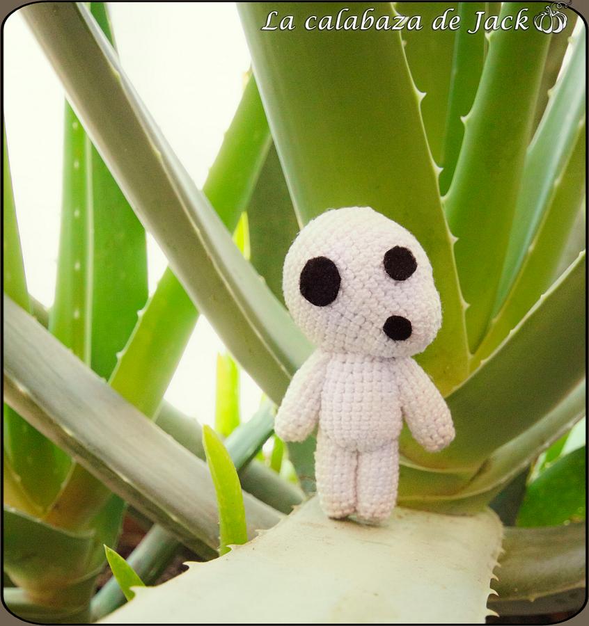 Kodama Amigurumi - Studio Ghibli - La Calabaza de Jack