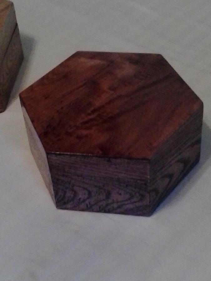 Simple Hexagon Boxes from reclaimed pallet wood