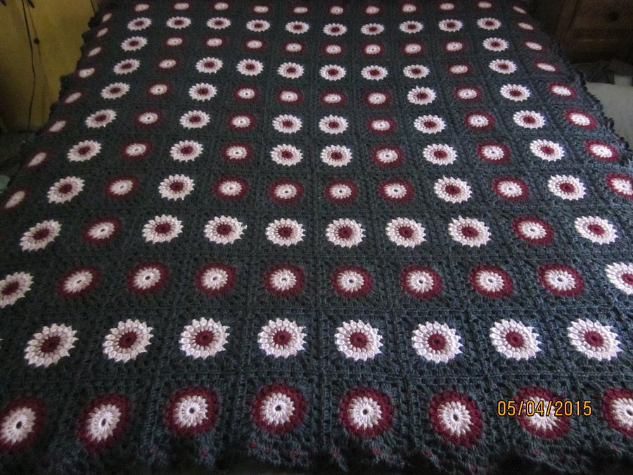 Sunburst Granny Square Afghan