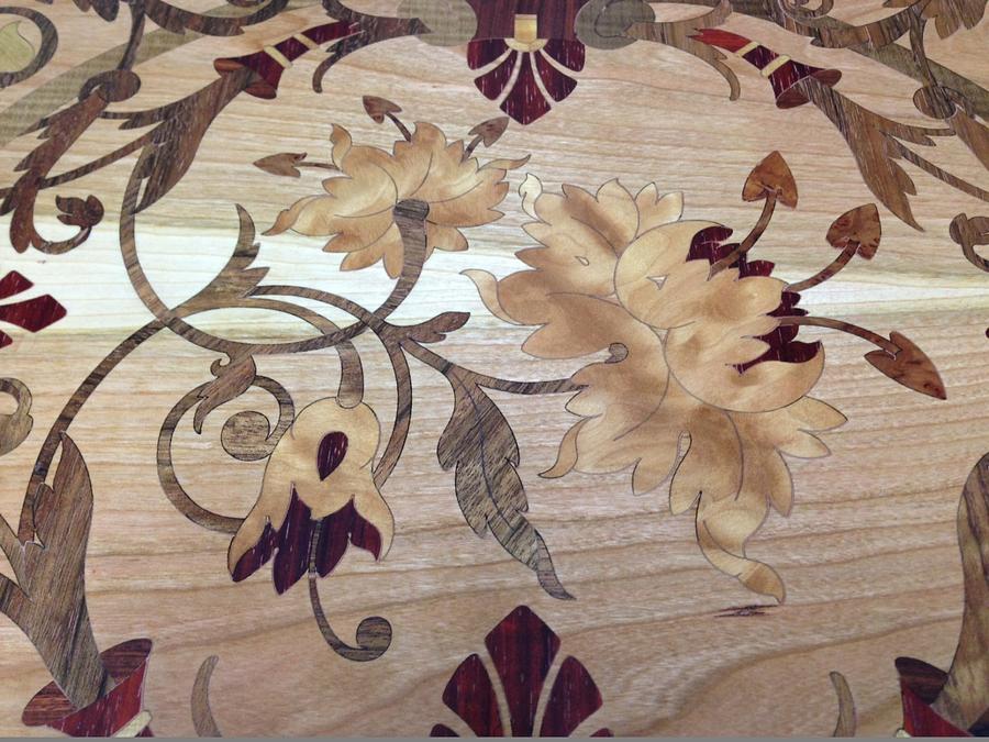 Cherry Inlay End Tables