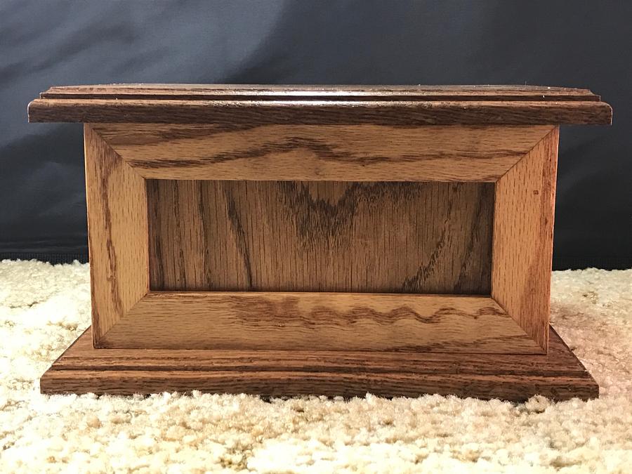 Oak pet urn