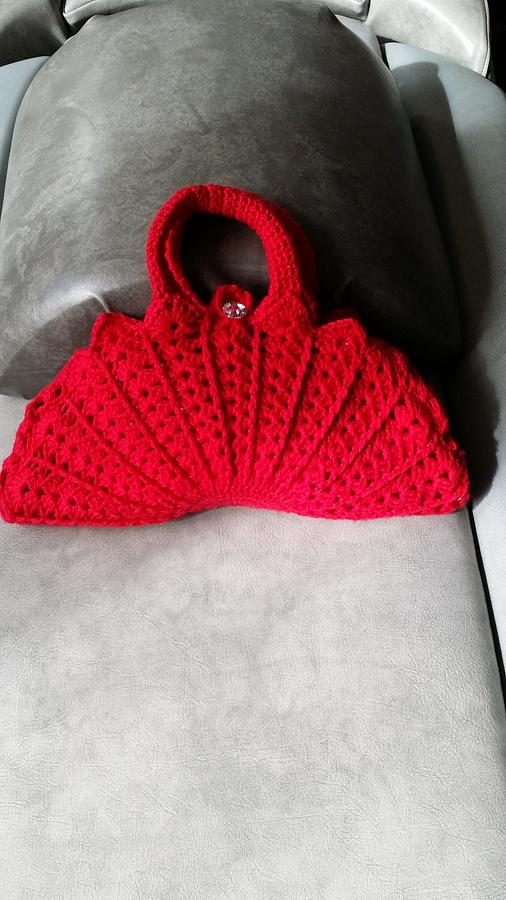 1940's vintage crochet bag