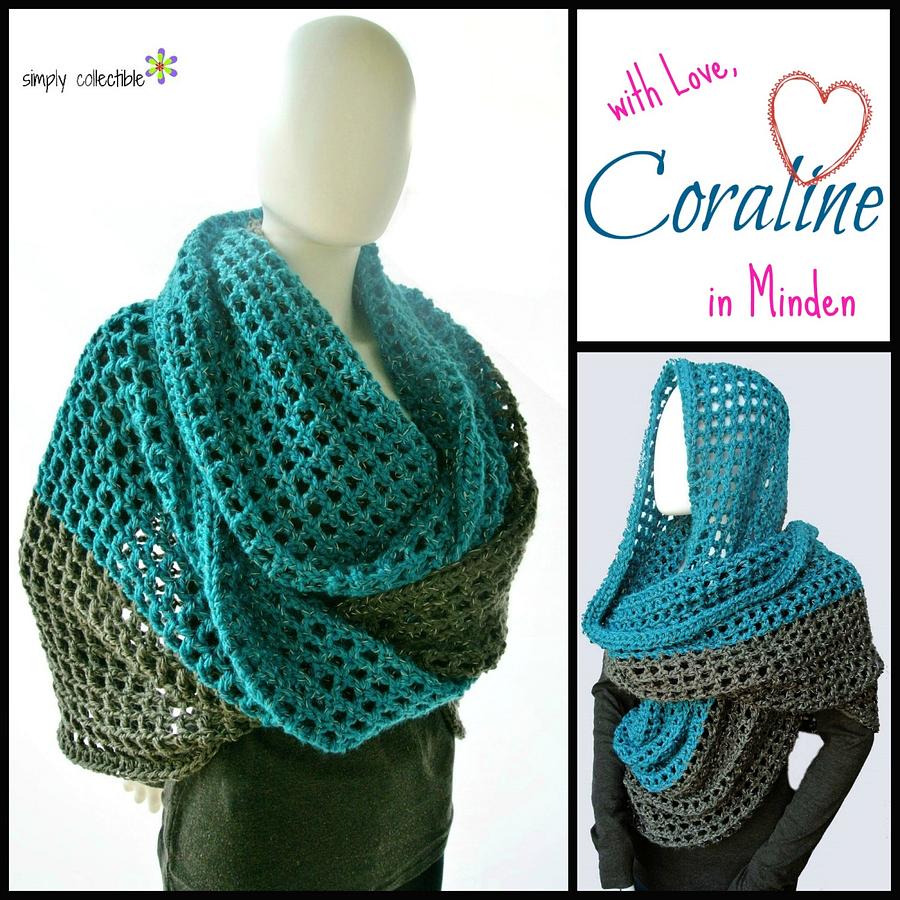 Coraline in Minden - Oversized Cowl Wrap