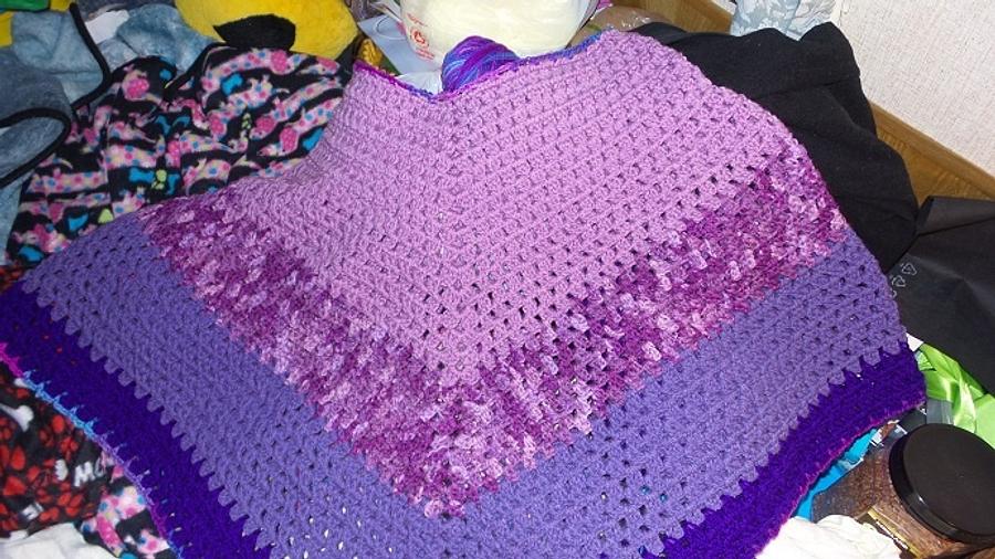 Purple Poncho I